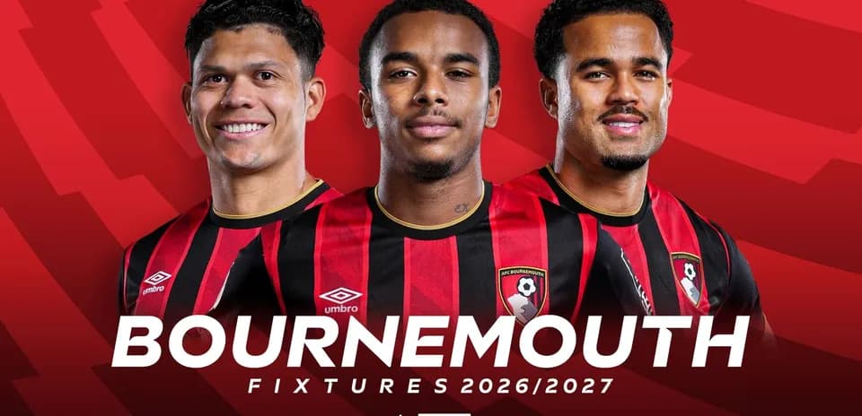 Jugadores de AFC Bournemouth con camiseta de equipo