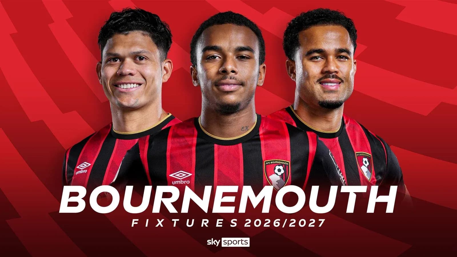 Jugadores de AFC Bournemouth con camiseta de equipo