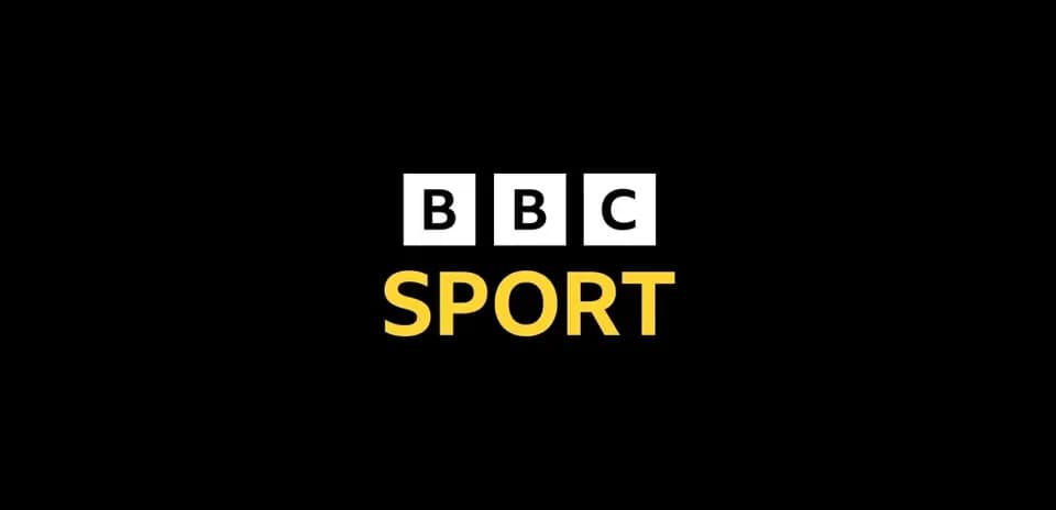 Logo de BBC Sport sobre fondo negro