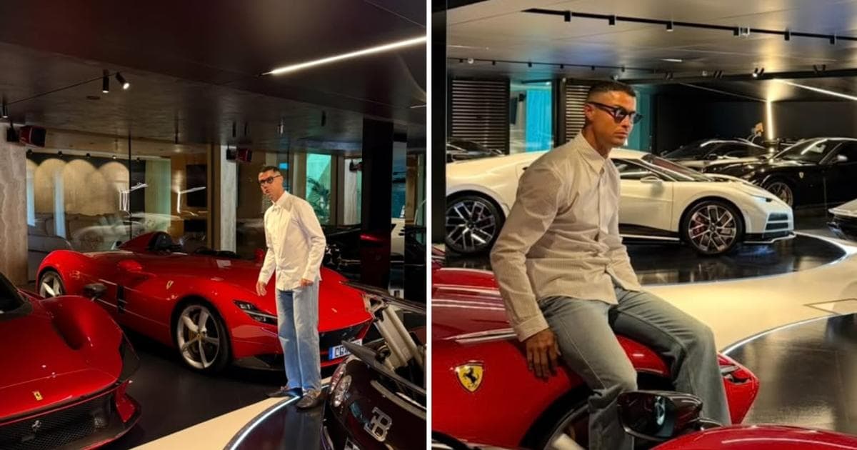 La impresionante colección de superdeportivos de $21 millones de Cristiano Ronaldo