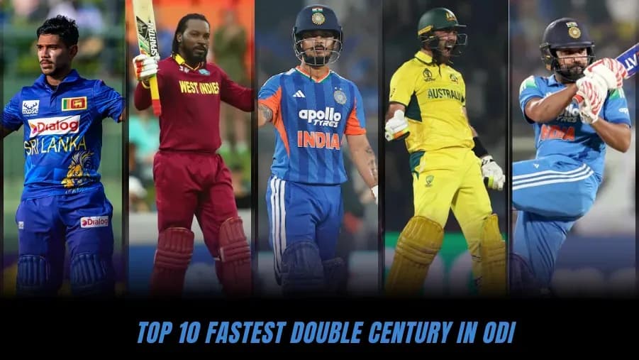 Los 10 Dobles Siglos Más Rápidos en ODI (Actualizado 2026)
