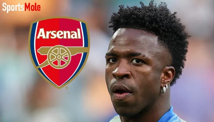 Arsenal debe pagar récord británico para fichar a Vinicius Junior según informes