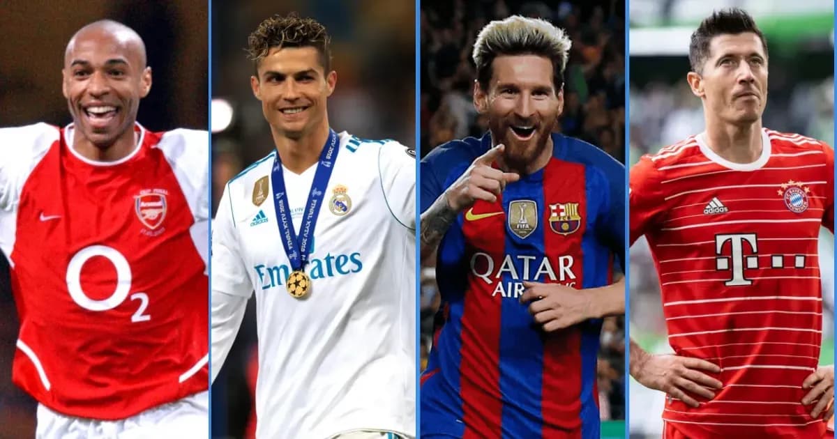 Los 10 Máximos Goleadores en la Historia de la UEFA Champions League