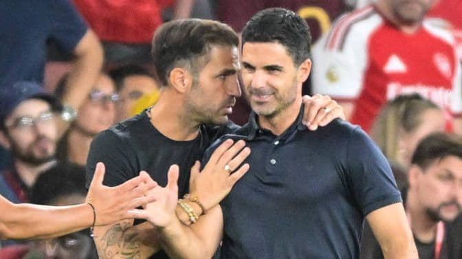 Cesc Fàbregas elogia la paciencia de Arsenal con Mikel Arteta y busca replicar su cultura en Como