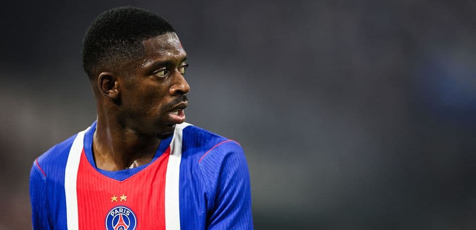 Debate en Francia sobre el limitado tiempo de juego de Ousmane Dembélé antes del choque clave de PSG contra Manchester City