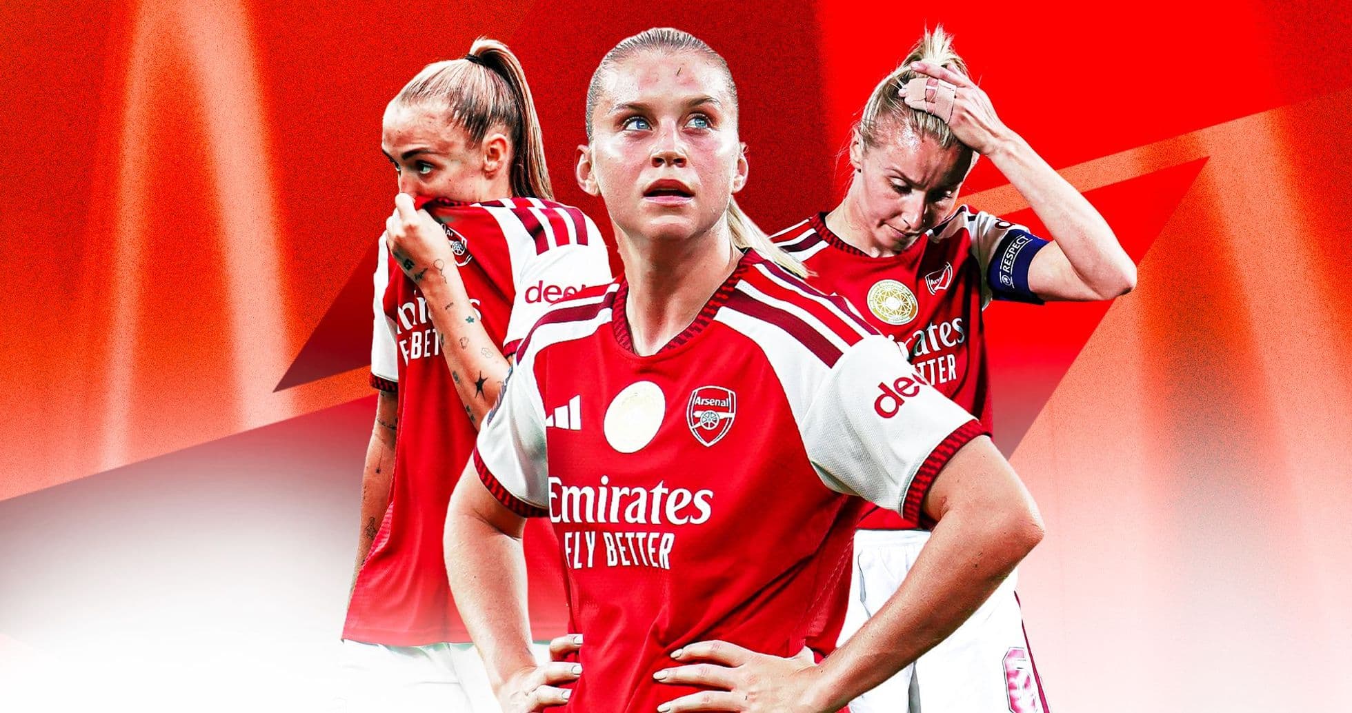 Arsenal en riesgo de perder sus opciones al título de la WSL tras un inicio decepcionante