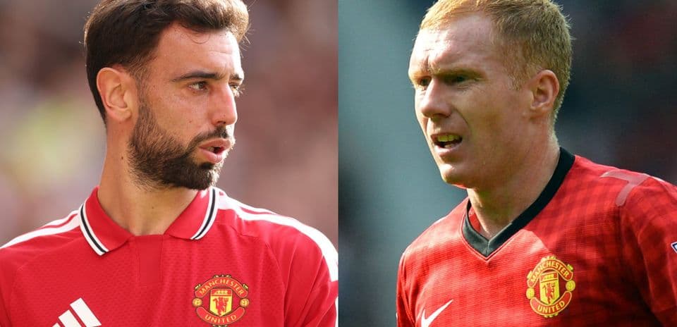 ¿Puede Bruno Fernandes compararse con Paul Scholes? Un excompañero habla de niveles distintos