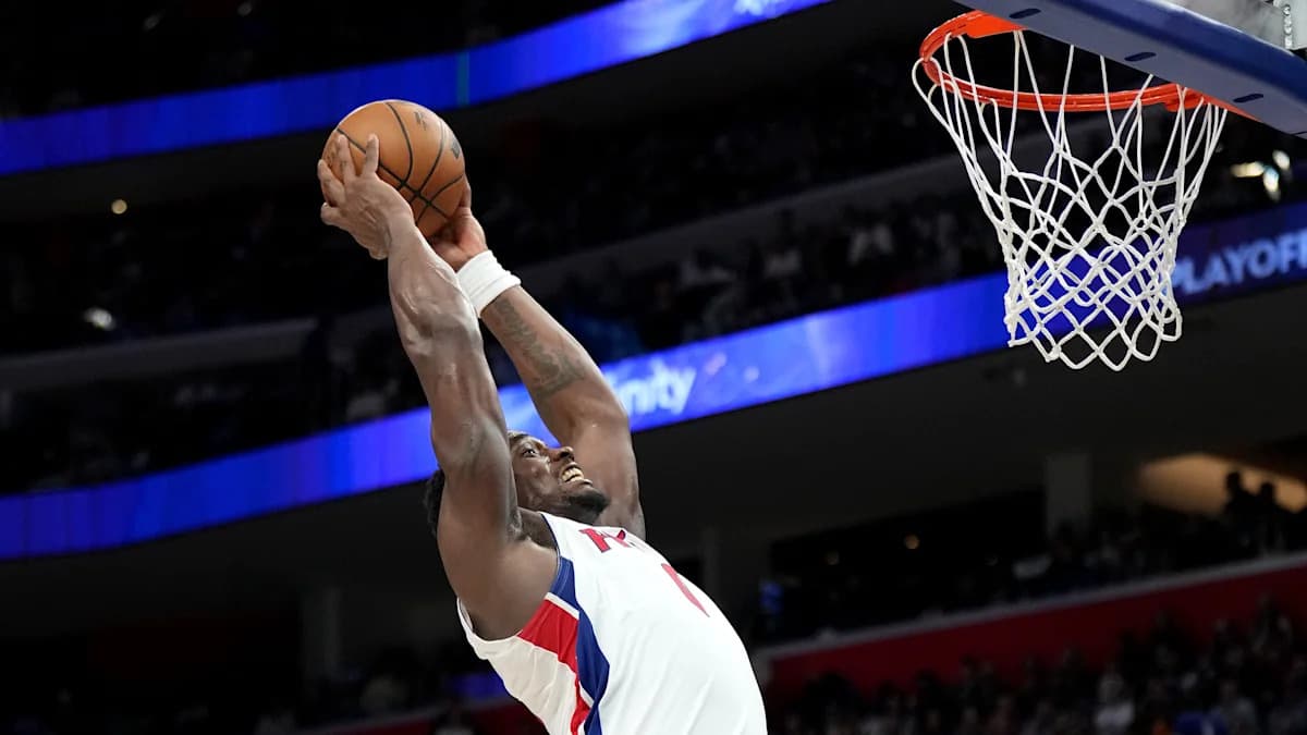Por qué los Pistons apostaron $200 millones en Jalen Duren pese a sus tropiezos en playoffs