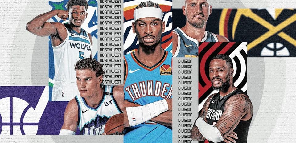 Previa Temporada NBA 2026-27: Thunder, Nuggets, Timberwolves, Trail Blazers y Jazz en la División Noroeste