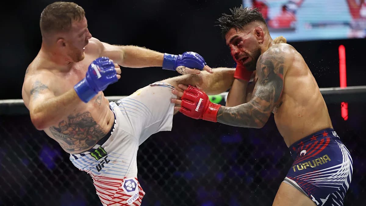 Justin Gaethje Defiende a Ilia Topuria: 'No Se Rindió en el Esquinero'