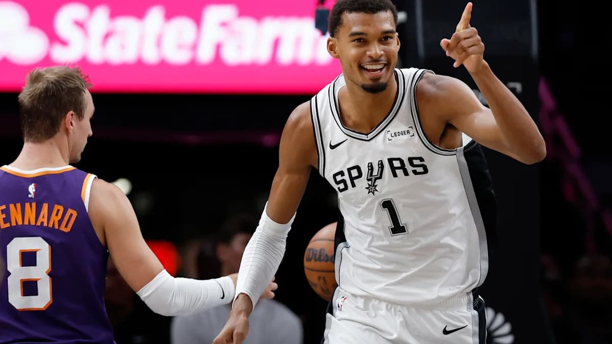 Spurs y Victor Wembanyama dominan encuesta de directores generales para la temporada NBA 2026-27