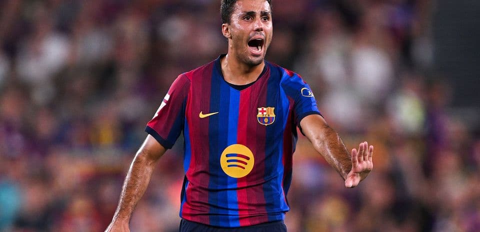 Rodri critica duramente la actuación del Valencia tras la victoria de Barcelona en Mestalla