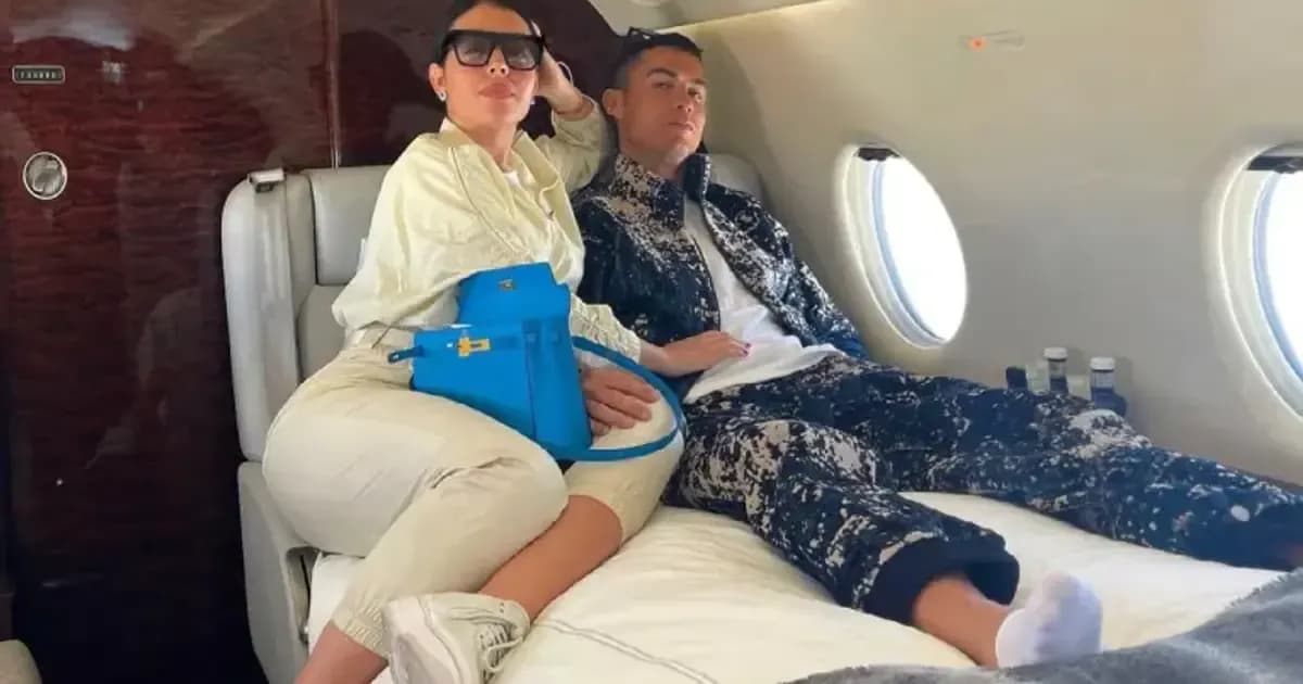 Georgina Rodríguez se apodera del jet privado de ₦96 mil millones de Ronaldo tras su boda lujosa