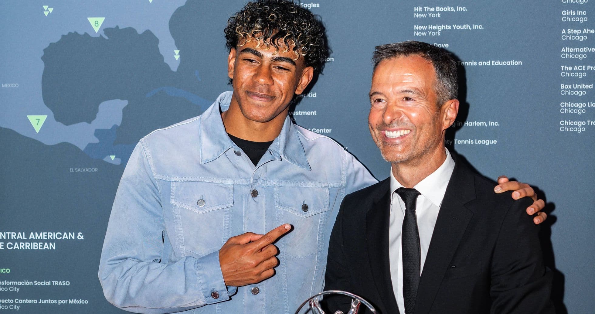 Jorge Mendes asegura que Lamine Yamal superará a Mbappé para ganar el Balón de Oro 2026