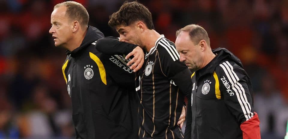 Crisis de lesiones en Arsenal empeora: Kai Havertz sufre lesión en isquiotibiales con Alemania bajo Klopp