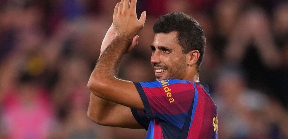 Rodri celebra su esperado debut con Barcelona en victoria ante Athletic Club