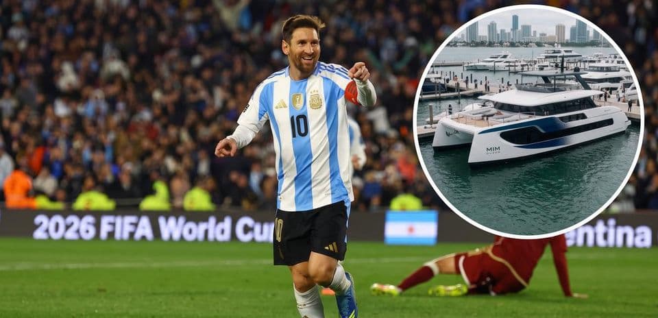 Messi deslumbra con un yate de lujo de 10.4 millones de dólares