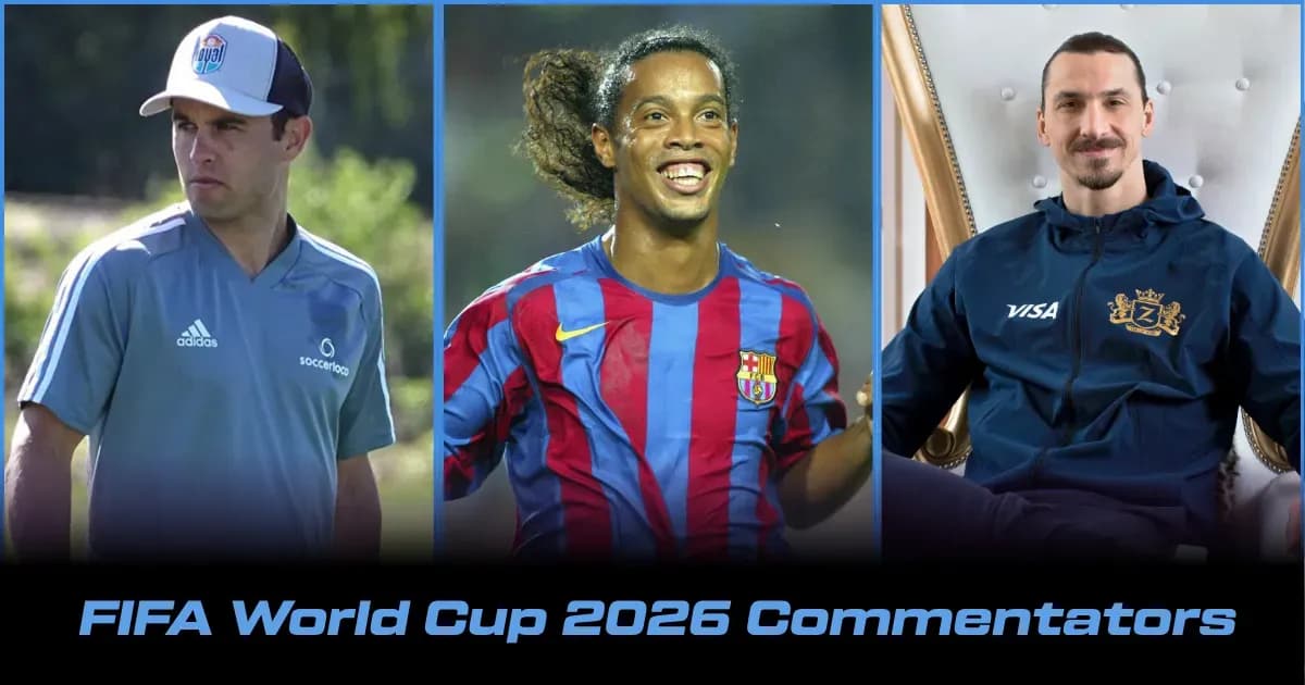 Comentaristas de la Copa Mundial FIFA 2026: Lista Completa de Presentadores y Analistas