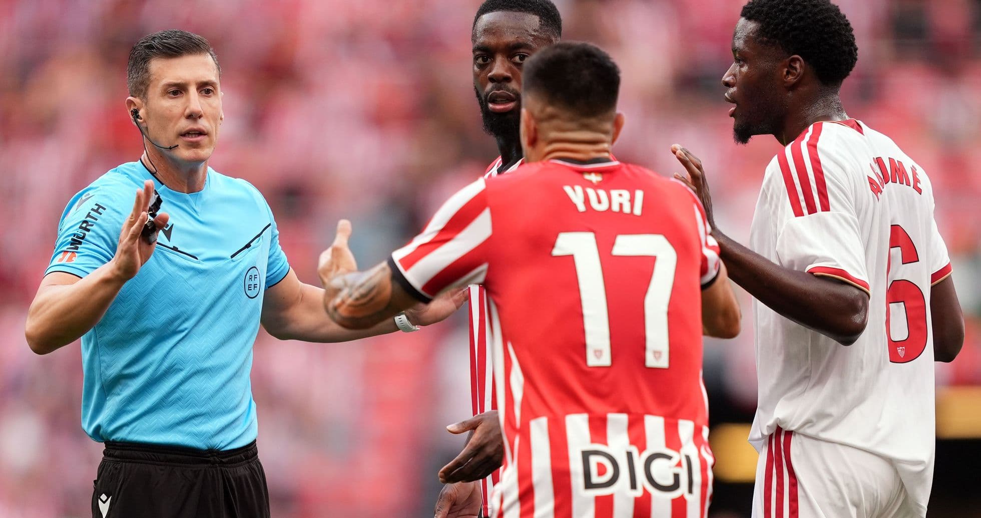 Athletic Bilbao iguala récord defensivo negativo tras derrota 3-1 ante Sevilla en La Liga