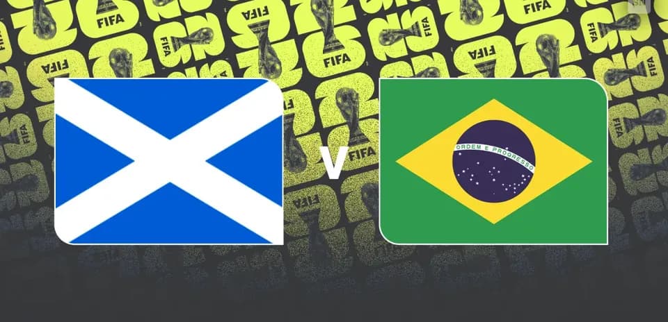 Horario y transmisión en vivo: Escocia vs. Brasil en el Mundial 2026