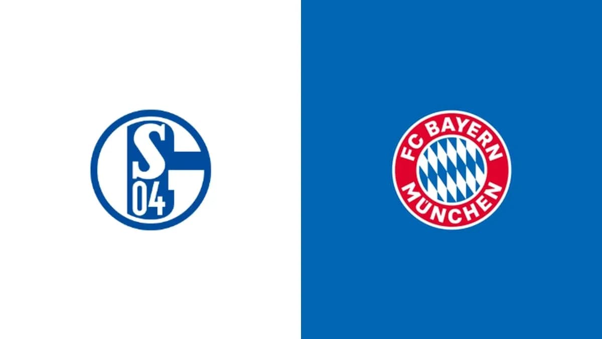 Logos de Schalke 04 y FC Bayern München Logos de Schalke 04 y FC Bayern München