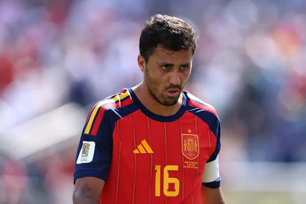 Jugador de España caminando durante un partido Jugador de España caminando durante un partido