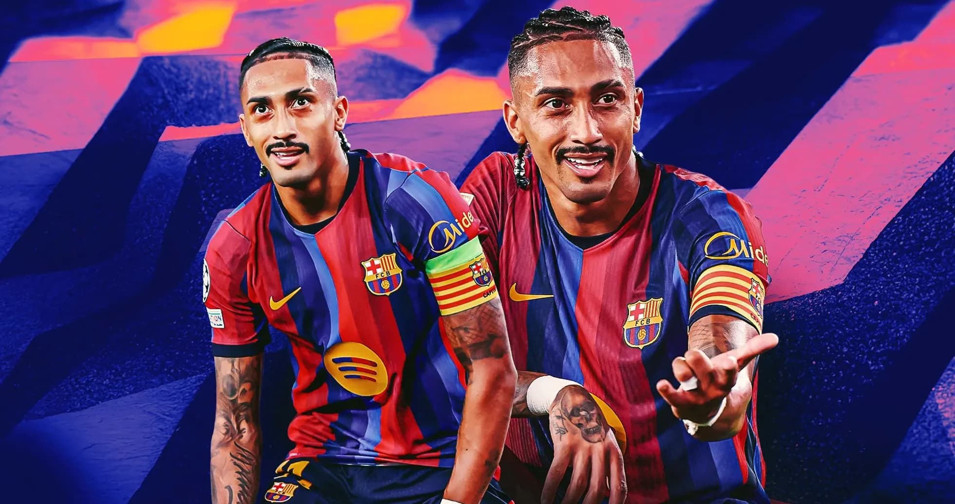 Jugador del FC Barcelona posando con camiseta del equipo Jugador del FC Barcelona posando con camiseta del equipo