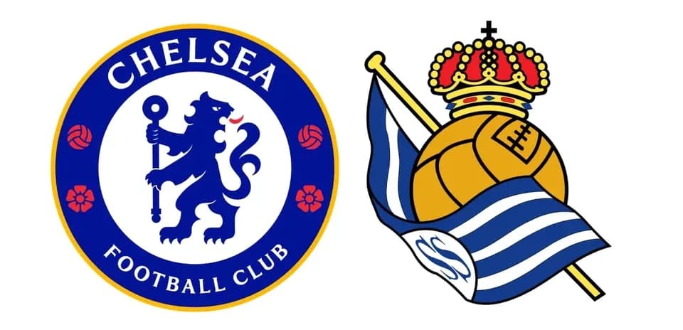 Logos de Chelsea y Real Sociedad Logos de Chelsea y Real Sociedad