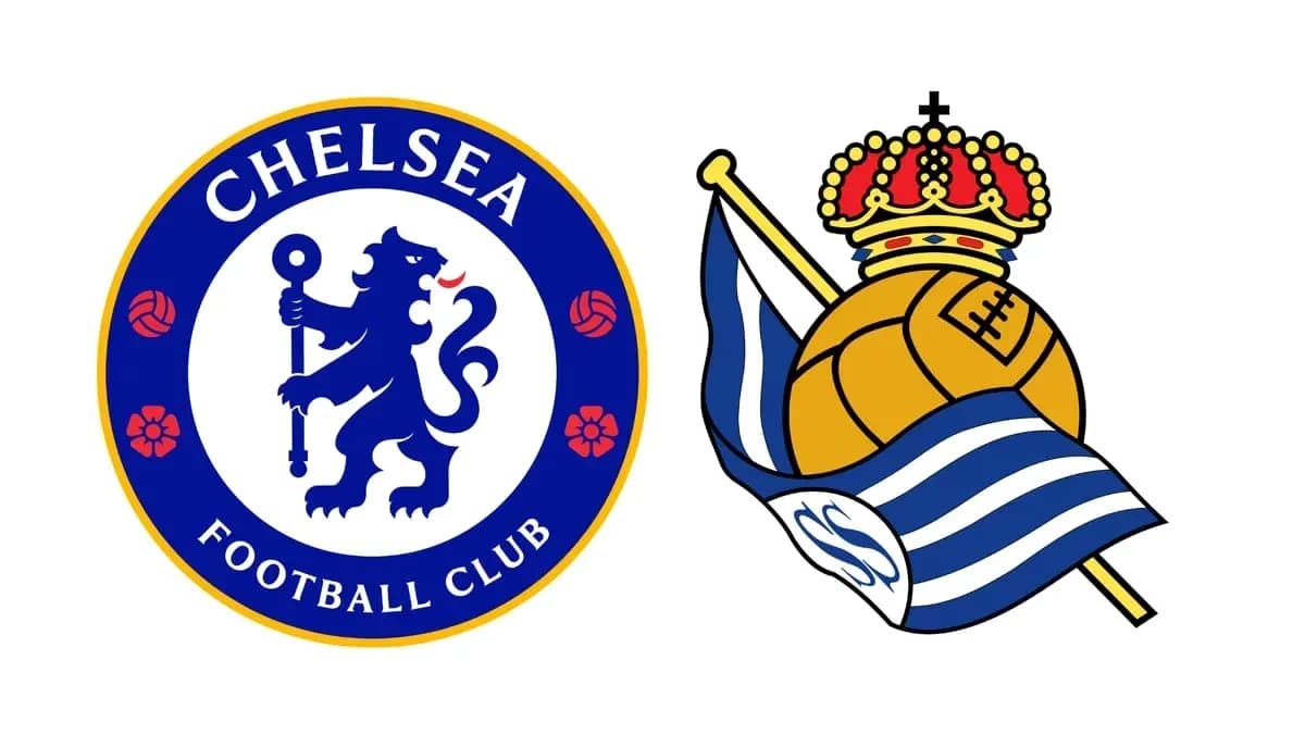 Logos de Chelsea y Real Sociedad Logos de Chelsea y Real Sociedad