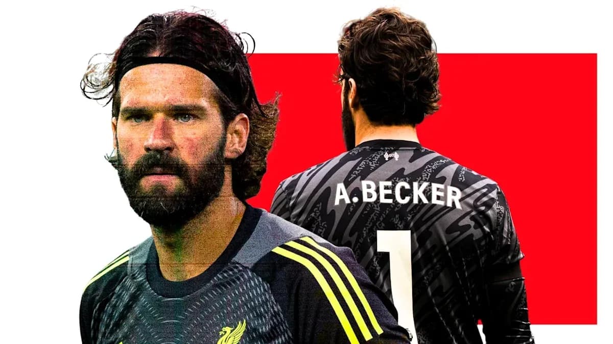 Alisson Becker en uniforme de portero de Liverpool Alisson Becker en uniforme de portero de Liverpool