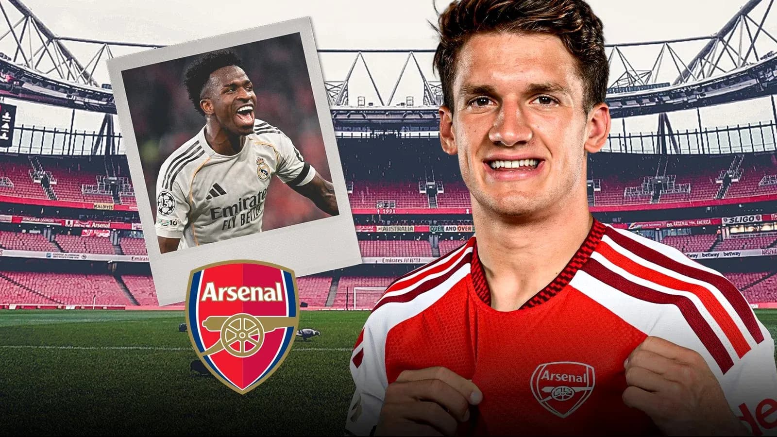 Jugadores de Arsenal y Real Madrid en el Emirates Jugadores de Arsenal y Real Madrid en el Emirates