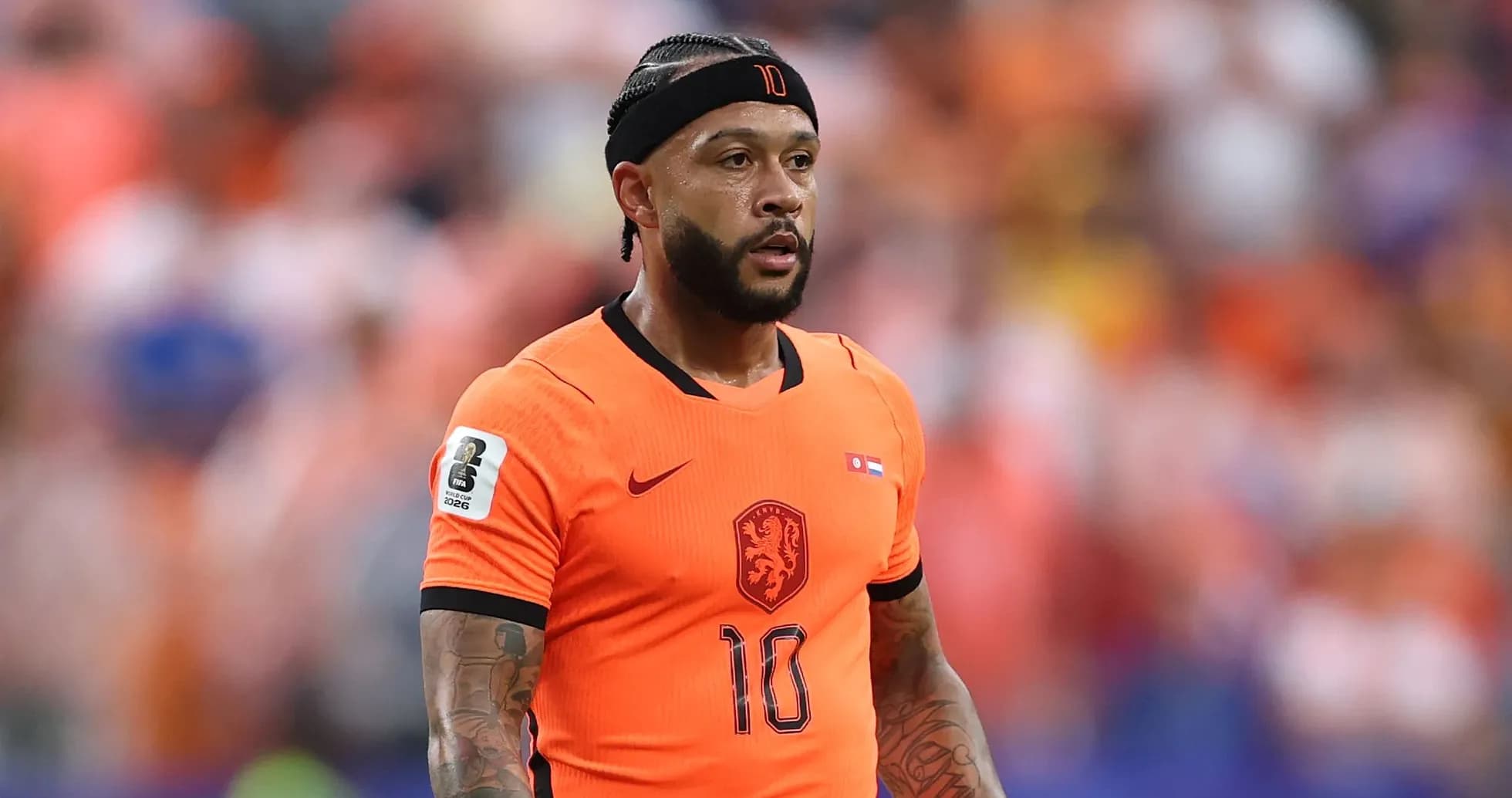 Jugador de los Países Bajos en camiseta naranja durante partido Jugador de los Países Bajos en camiseta naranja durante partido