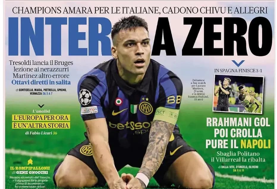 Lautaro Martínez en partido de Champions League Lautaro Martínez en partido de Champions League