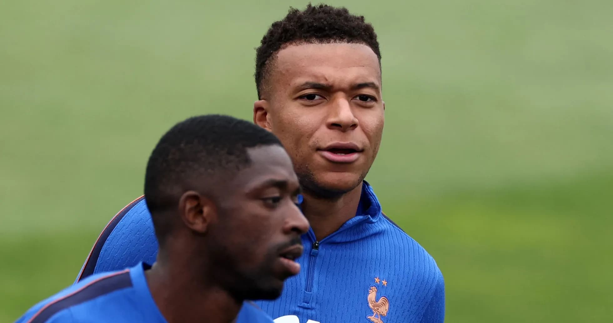 Jugadores de Francia durante sesión de entrenamiento Jugadores de Francia durante sesión de entrenamiento