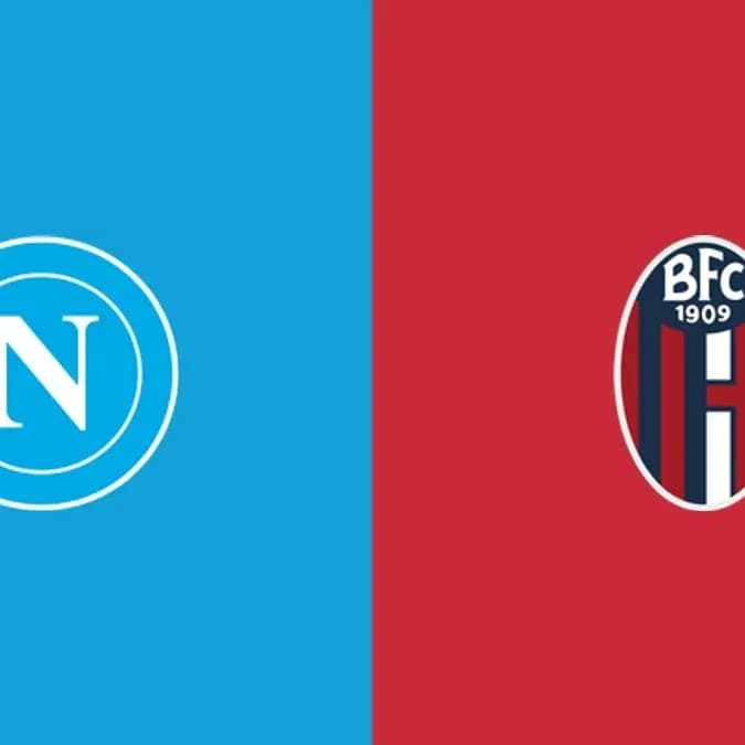 Logos de Napoli y Bologna en fondo de colores Logos de Napoli y Bologna en fondo de colores