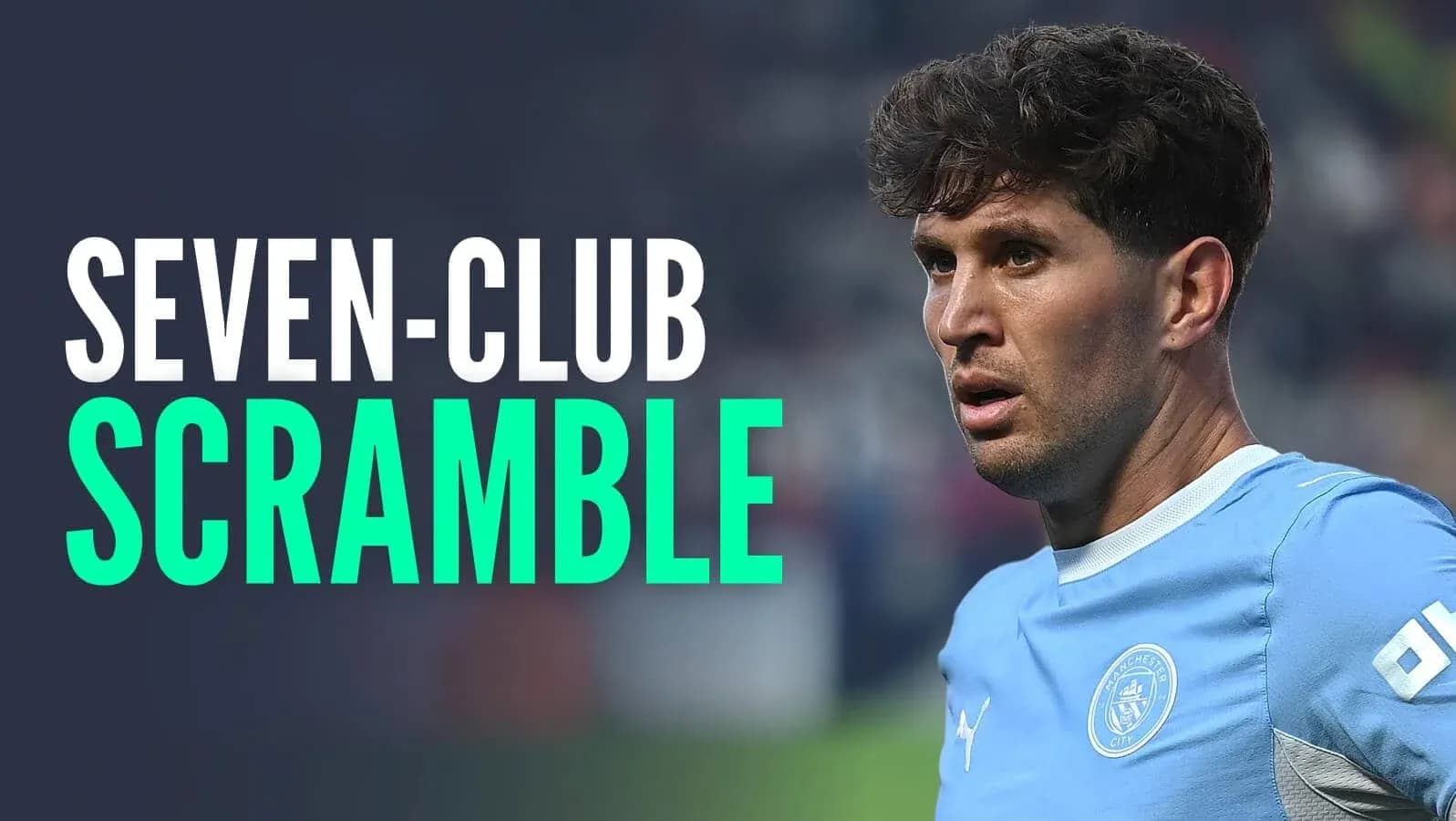 Jugador de Manchester City en el campo de juego Jugador de Manchester City en el campo de juego