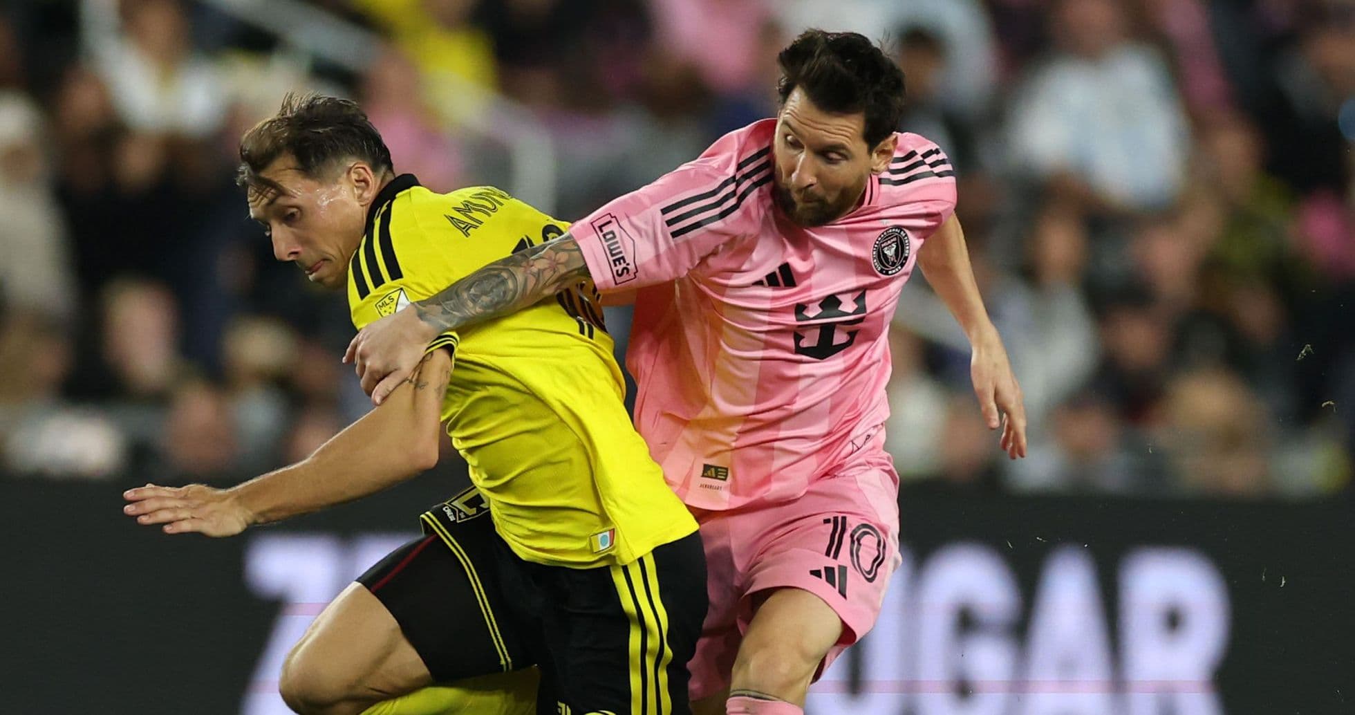 Calificaciones de jugadores de Inter Miami frente a Columbus Crew: La magia de Lionel Messi no fue suficiente tras la roja de Santiago Morales Calificaciones de jugadores de Inter Miami frente a Columbus Crew: La magia de Lionel Messi no fue suficiente tras la roja de Santiago Morales