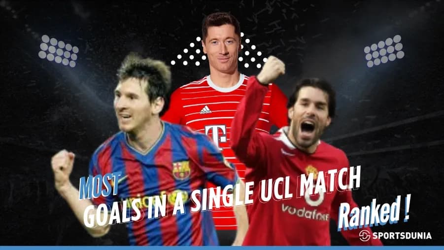 Los jugadores con más goles en un solo partido de la Champions League Los jugadores con más goles en un solo partido de la Champions League