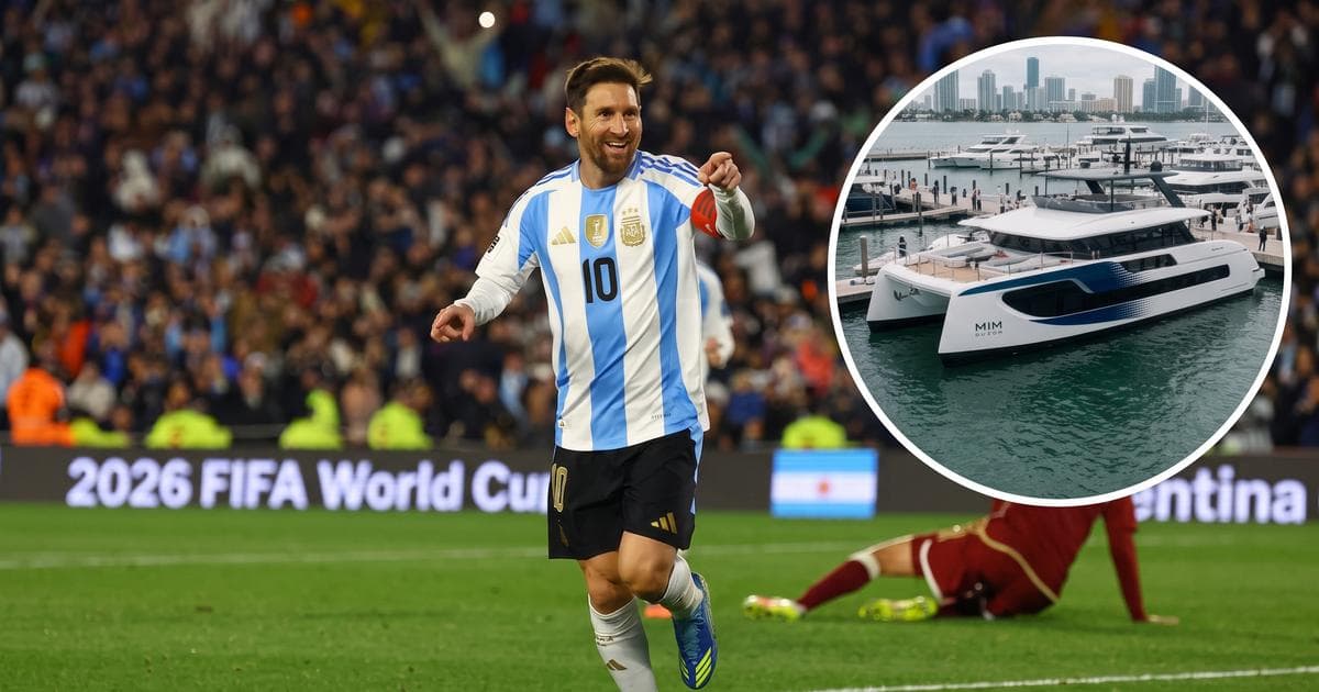 Messi deslumbra con un yate de lujo de 10.4 millones de dólares Messi deslumbra con un yate de lujo de 10.4 millones de dólares